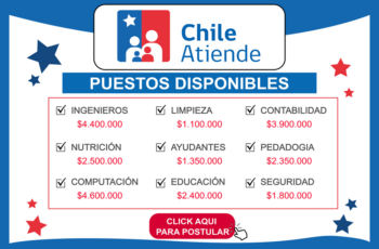 Chile Atiende ya cuenta con nueva convocatoria laboral