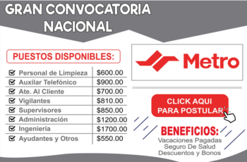 Metro de Quito tiene una nueva convocatoria laboral